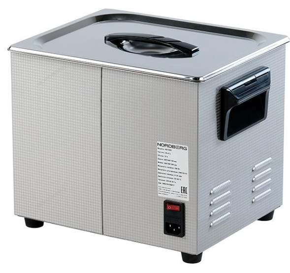 Ультразвуковая ванна NORDBERG NU100D с подогревом и дегазацией (10 л)
