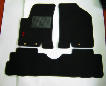 Коврики текстильн. KIA Soul /задн.цельн./осн.резин.