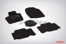 Коврики текстильн. Toyota RAV 4 II 2000-2006г. /компл.5шт./осн.резин./ LUX