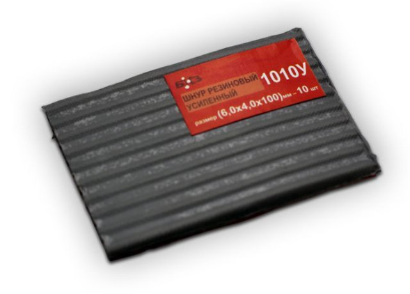 Жгуты резиновые  для ремонта бескамерных шин , 6х4х200мм (10шт)