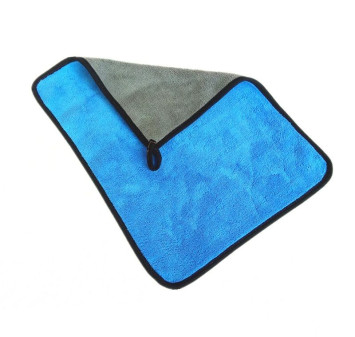 Микрофибра  Carlife Premium экстра плотная 400гр.м  40x30см  Синяя