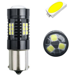 SOLAR  Свет-од  12V  T15  21 SMD 3030  21W   BAU15S белый (смещенный цоколь)