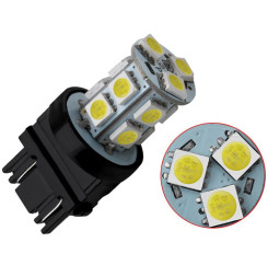 SOLAR  Свет-од  12V  T20  (2 контакта)  13 SMD 5050 белый  (3157)