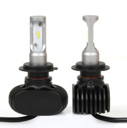 Solar Cвет-од  P-1 H3  6500K  4000Lm (радиатор + вентилятор охлаждения)  2шт. авиационный алюминий