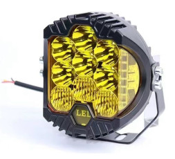Фара Off Road SOLAR ближний свет 21SMD, 90W, 8000LM, 6500K (170мм) 12V желтый