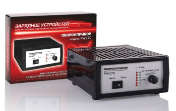 Зарядное устр-во импульсное ОБОРОНПРИБОР PW 270 (автомат/ручн. 0,6-6А)