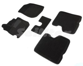 Коврики  Renault Kaptur с 2016г- /компл.5шт./осн.резин./ 3D