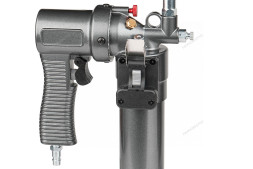 Шприц пневматический NORDBERG NO3402 для густой смазки с быстросъёмным соединением головки на тубу и поворотом рукоятки (400 мл) 