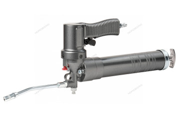 Шприц пневматический NORDBERG NO3402 для густой смазки с быстросъёмным соединением головки на тубу и поворотом рукоятки (400 мл) 