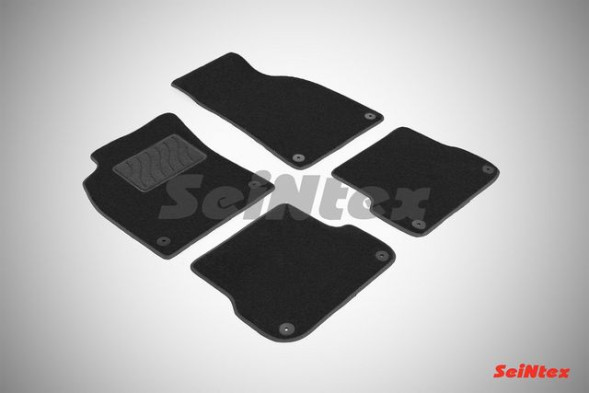 Коврики текстильн. Audi A-6 / Allroad  2004-2011г.  /компл.4шт./осн.резин./  LUX