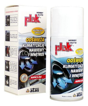 ATAS PLAK AIRCLIM 150 ML Ваниль - спрей. Очиститель кондиционера и дизинфекция воздуха