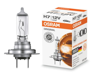 Лампа OSRAM 12V     H7   55W   PX26d (картон 1шт)