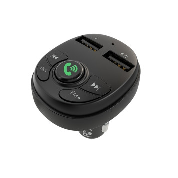 FM - Модулятор Borophone с громкой связью по Bluetooth (2USB)