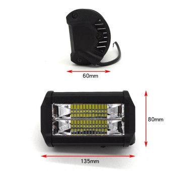 Фара Off Road   SOLAR  ближний свет   24 SMD,  72W (135х80x60мм)  12-24V