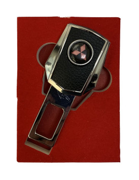 Блокировка ремня безопасности "MITSUBISHI" 1шт. (с вставкой)