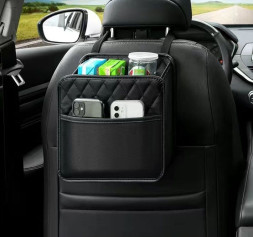 Органайзер на спинку сидения "Carlife" 25*25 экокожа