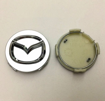 Заглушка (колпачок) на литой диск мод. MAZDA  хром  ( D56)