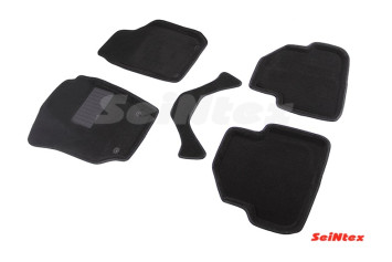 Коврики  Skoda Fabia II,III 2007-2018г. /компл.5шт./осн.резин./ 3D