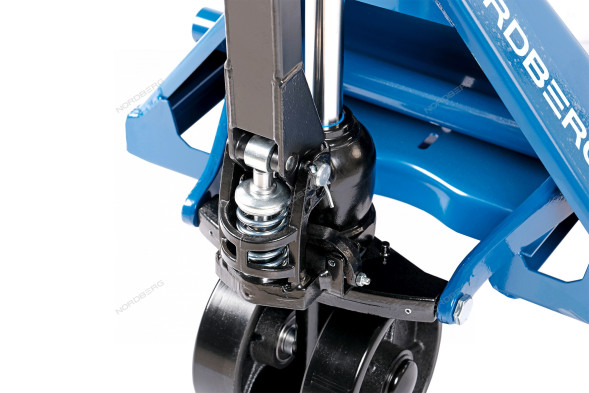 Тележка складская (рохла) гидравлическая NORDBERG N3905-25 с полиуретановыми колесами