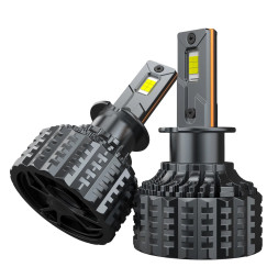 Carlife Cвет-од  H4  6000K  16000Lm  2шт. (с активным охлаждением и медными трубками)