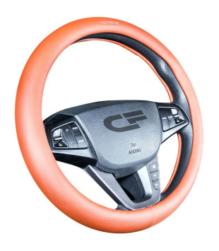 Оплетка на руль   CF  PLATINUM - М, Коричневый