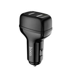 АЗУ  HOCO  2USB (12/24V - 5V 2,4A) Черный