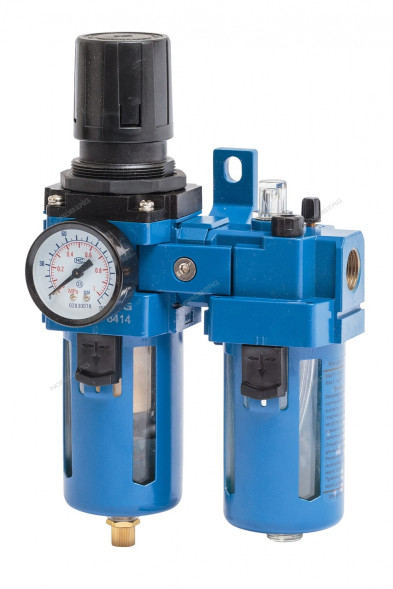 Фильтр воздушный с редуктором и лубрикатором NORDBERG NP8414 (1/2&quot;, 3000 л/мин)