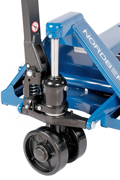 Тележка складская (рохла) гидравлическая NORDBERG N3905-20 с полиуретановыми колесами