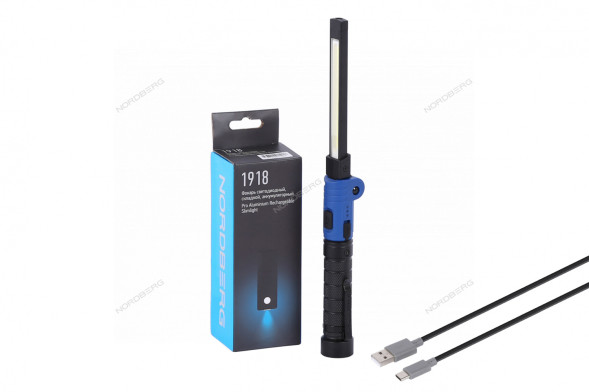 Складной светодиодный аккумуляторный фонарь NORDBERG 1918