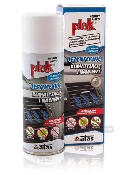 ATAS   PLAK   AIRCLIM  150 ML  Ментол - спрей. Очиститель кондиционера и дизинфекция воздуха