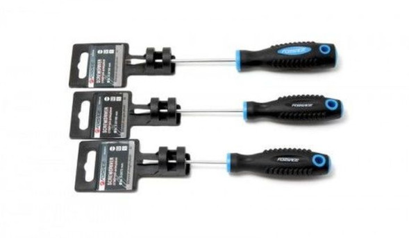 FORSAGE. Отвертка шлицевая магнитная 6.5х 150мм на пластиковом держателе