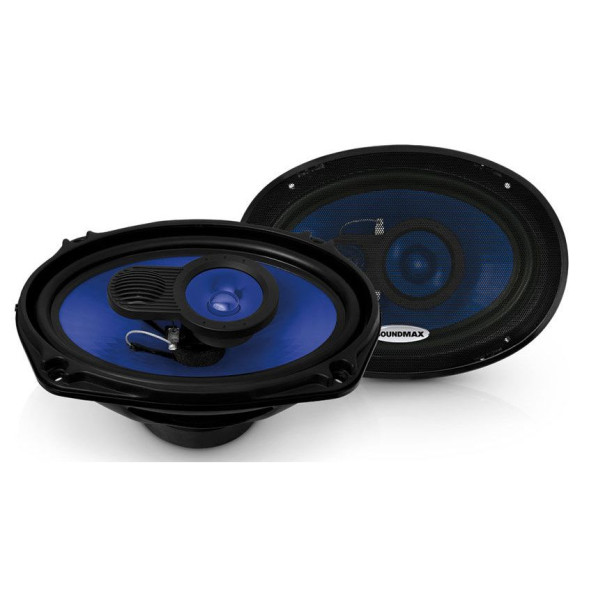 Автомобильные колонки  6x9&quot;  Saundmax  220W  (3-полосная)