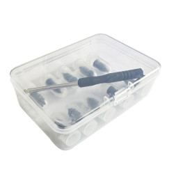 Ремонтный шуруп для шины набор 5 больших + 5 маленьких. (обрезиненный) 10шт. упаковка