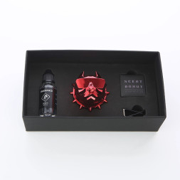 Осв.возд. Carlife собака, красный  (на дефлектор)