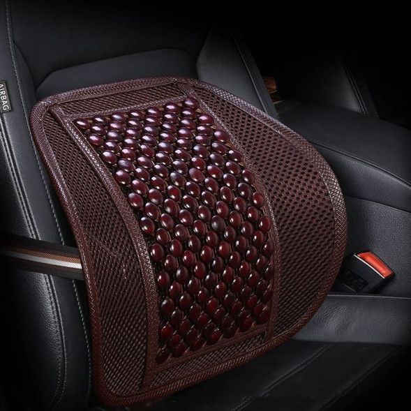 Накидка - подставка для спины &quot;Carlife&quot; косточка плоская,  коричневая