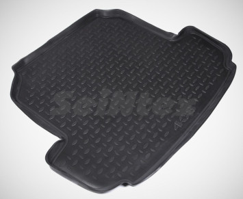 Коврик багажн.  Peugeot 408 SD (12-)  (РЕЗИНА)