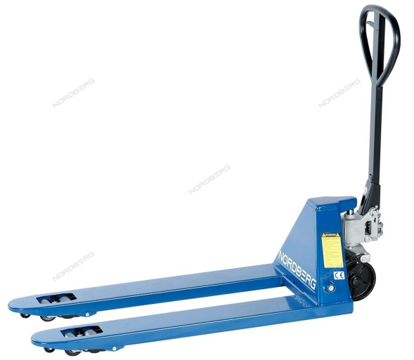 Тележка складская (рохла) гидравлическая NORDBERG N3902-25 с полиуретановыми колесами