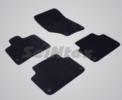 Коврики текстильн. Audi Q7 I 2005-2015г.  /компл.5шт./осн.резин./  LUX