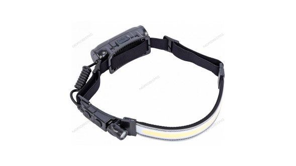 Фонарь налобный аккумуляторный NORDBERG 1956 со светодиодной лентой