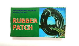 Набор резиновых заплаток для ремонта шин  №24  (прямоуг.) (45х25мм) (уп.24шт+клей)