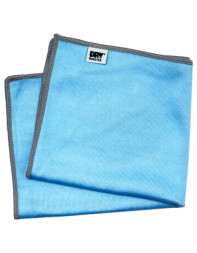 Микрофибра  DRY MONSTER для стекол Голубая 35х40см 260 gsm Glass Diamond