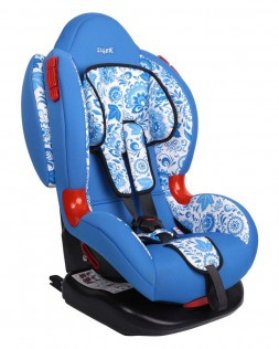 Детское кресло  SIGER &quot;КОКОН ИЗОФИКС&quot; груп. 1/2 (ГЖЕЛЬ)