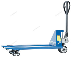 Тележка складская (рохла) гидравлическая NORDBERG N3902-25R с резиновыми колесами