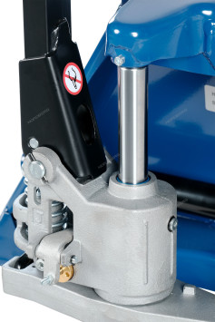 Тележка складская (рохла) гидравлическая NORDBERG N3902-25R с резиновыми колесами