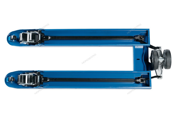 Тележка складская (рохла) гидравлическая NORDBERG N3902-25R с резиновыми колесами