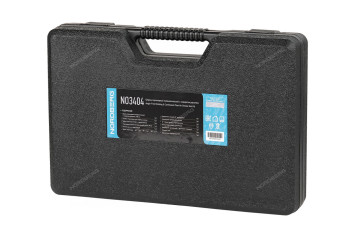 Шприц плунжерный NORDBERG NO3404 для густой смазки (400 мл, поворотная рукоять, кейс + насадки)