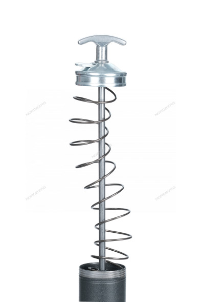 Шприц плунжерный NORDBERG NO3404 для густой смазки (400 мл, поворотная рукоять, кейс + насадки)
