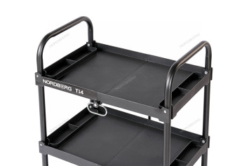 Складная тележка NORDBERG T14 с пластиковыми полками