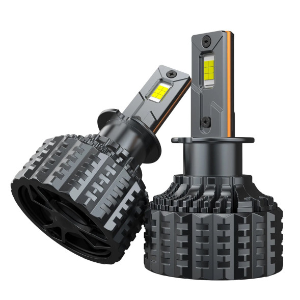 Carlife Cвет-од  H1  6000K  16000Lm  2шт. (с активным охлаждением и медными трубками)