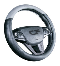 Оплетка на руль   CF  BRUTAL - М, Чёрный/Серый